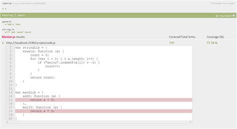 Image result for JavaScript Code Coverage