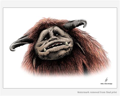 Labyrinth Movie Ludo Quotes Labyrinth Ludo Wall Art For Sale