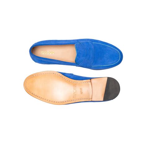 Blue Suede Loafers – FELLMONGER