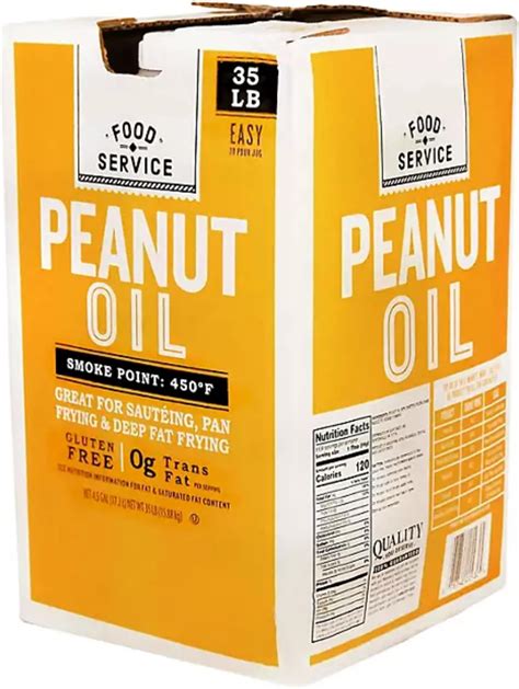 Amazon.com : (4.5 Gallons) - ANF Brands Pure Peanut Oil - High Smoke ...