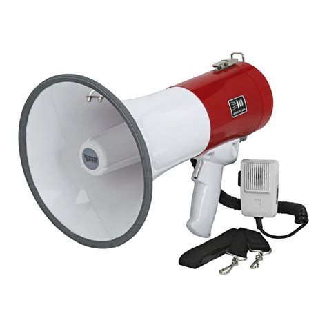 50 Watt Megaphone with Safety Siren