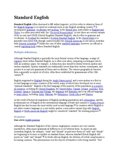 Standard English Example 的图像结果