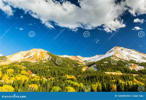 Alpine Scenery in High Mountains in Telluride, Colorado, in Summer ...