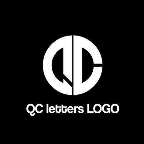 Qc letters vector logo design | Premium Vector