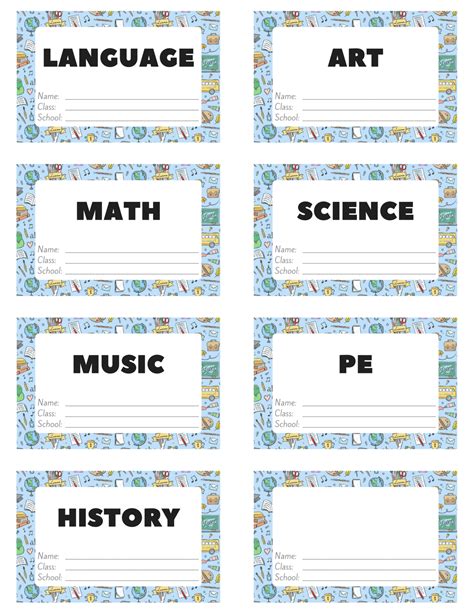 Image result for Subject Design for Notebook