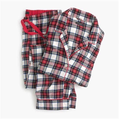 flannel-pajama-set-tartan-plaid-jcrew-red-navy-pajamas-for-the-family ...