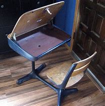 Image result for Antique Student Desk