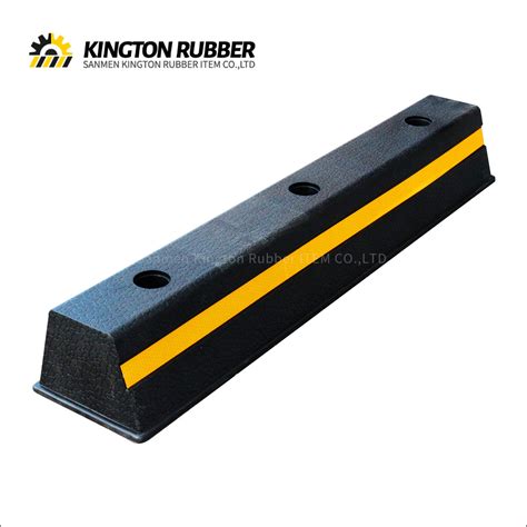 Qualified Rubber Wheel Chock Wheel Stopper 750*150*110mm for Car Parking - Road Safety and Wheel ...