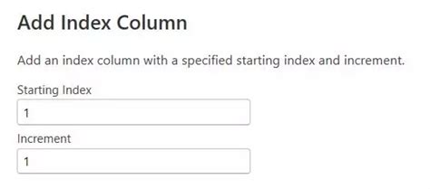 Image result for Use Index On a Power Query