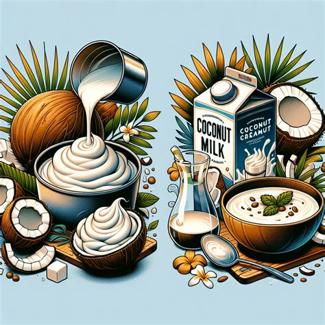 Coconut Cream vs. Coconut Milk: Understanding the Differences
