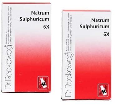 Buy Natrum sulphuricum 6X 20 GM Dr Reckeweg Germany (PACK OF 2) Online ...
