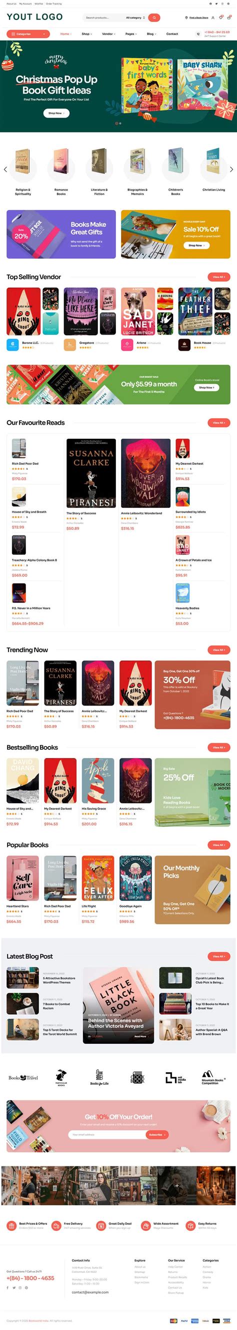 Design & Develop Full-Width eCommerce Website for Bookworld India (1 ...