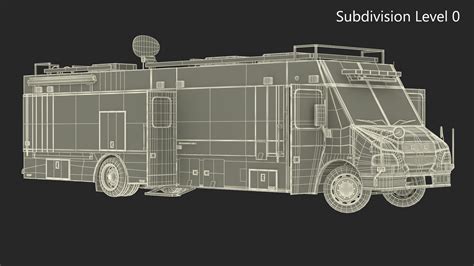 3D NYPD ASPCA Mobile Command Center Rigged for Maya model | 3D Molier ...