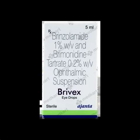 BRIVEX EYE DROPS 5 ML : View Price, Combination and Alternatives | Medkart