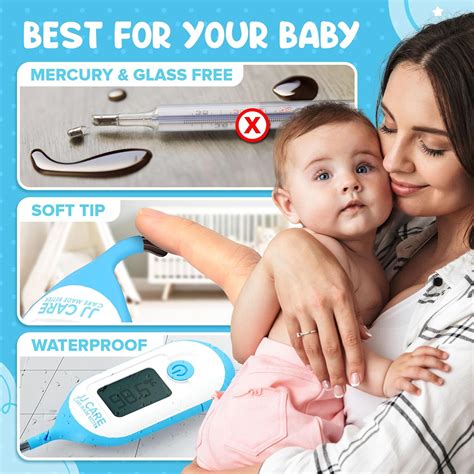 JJ CARE Rectal Thermometer for Babies with LCD India | Ubuy