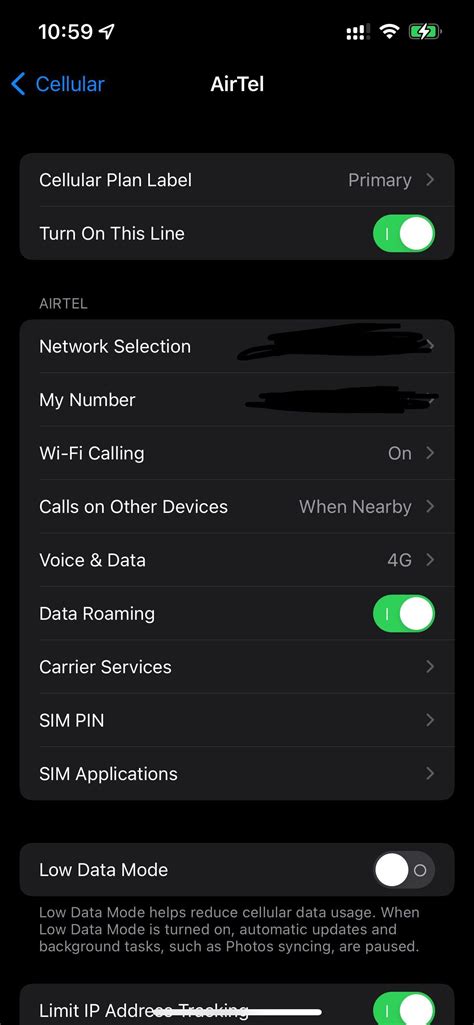 Image result for iPhone Settings Menu Volte