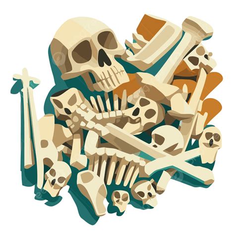 Pile Of Bones Clipart