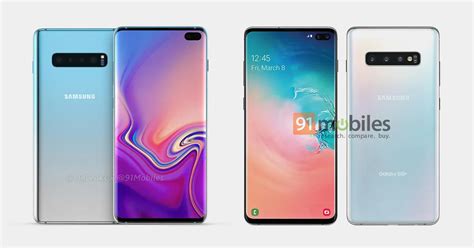 Samsung Galaxy S10 Plus si mostra nel primo render stampa ufficiale
