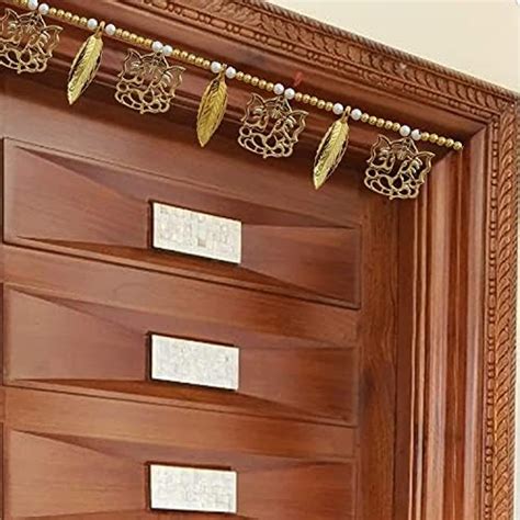 Buy SUVIZAN ENTERPRISE Torans for Entrance Door Bright Golden Color ...