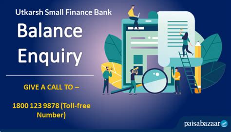 Utkarsh Small Finance Bank Balance Enquiry by Number,Missed Call,SMS