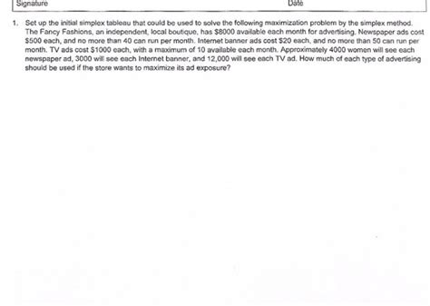 Image result for Initial Simplex Tableau