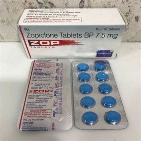 Pain Killers - Zopiclone 7.5mg Tablet from Nagpur