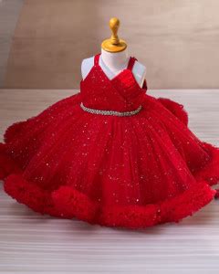 R RAI FASHION Indi Baby Girls Above Knee Festive/Wedding Dress Price in ...