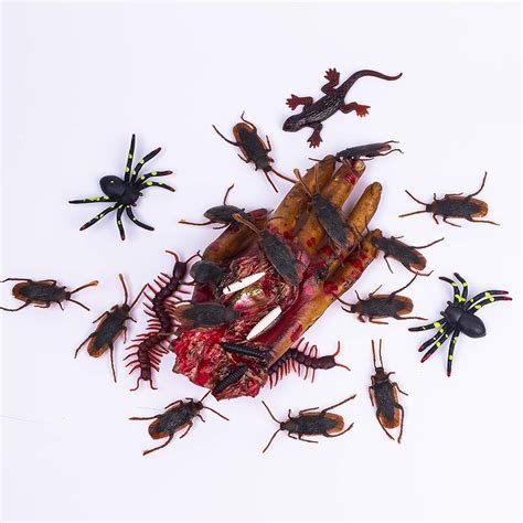 Whaline 148Pcs Halloween Plastic Bugs Trick Joke India | Ubuy