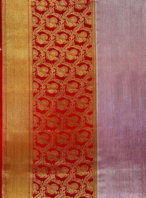 PERIWINKLE SILK TISSUE SAREE – Binal Patel