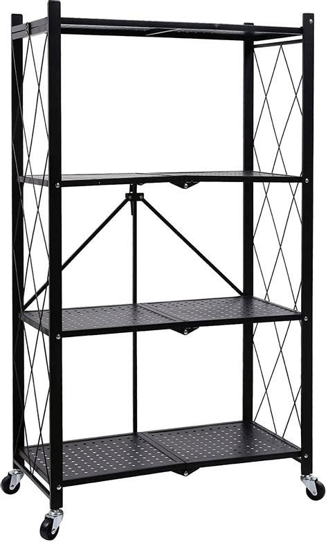 HealSmart Heavy Duty 4-Tier Metal Shelving Unit - Holds up to India | Ubuy