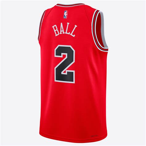 Nike Dri-FIT NBA Chicago Bulls Lonzo Ball Icon Edition 2022/23 Swingman ...
