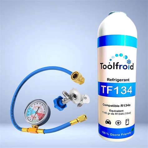 KIT DE RECHARGE GAZ CLIM R134A VOITURE,DEEPCOOL,R134A,GAZ REFRIGERANT ...