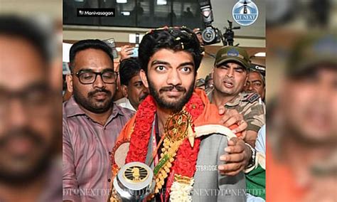 World champion Gukesh arrives in Chennai to warm welcome