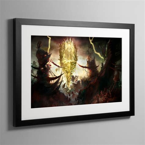 Realm of Chaos Art Print – Age of Sigmar Collectible – Warhammer Art