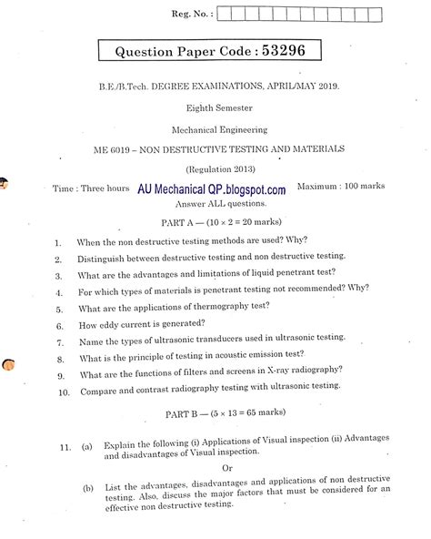 ANNA UNIVERSITY QUESTIONS - Reg. No. : Question Paper Code : 53296 ...