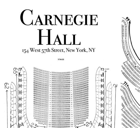 New York Carnegie Hall Seating Chart View