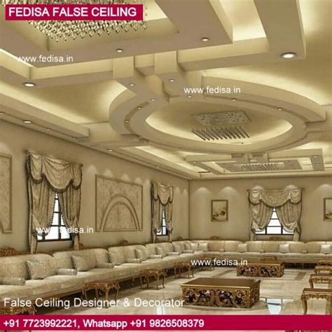 Two Fan Box Pop Design Modern Main Hall Fall Ceiling Design Ceiling ...
