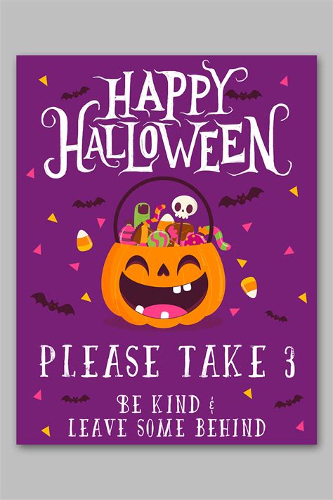 free-printable-halloween-candy-sign-set-example-3 - Mom Envy