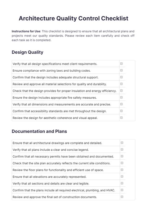 Free Engineering Drawing Quality Checklist Template to Edit Online