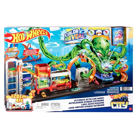 Mattel - Hot Wheels City Ultimate Octo Car Wash Playset : Amazon.in ...