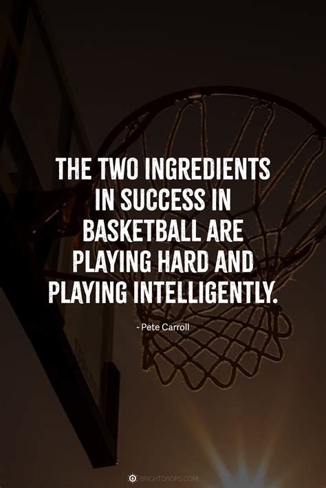 107 Most Inspirational Basketball Quotes - Bright Drops