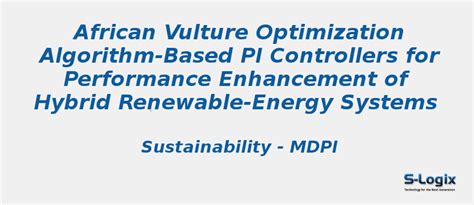 African Vulture Optimization Algorithm-Based PI Controllers | S-Logix