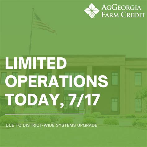 AgGeorgia Farm Credit on LinkedIn: REMINDER: No draw requests will be ...