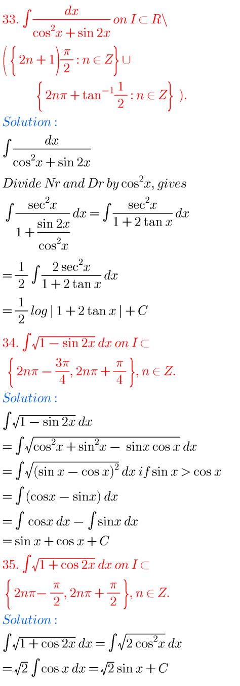 Image result for Integration Math Solution