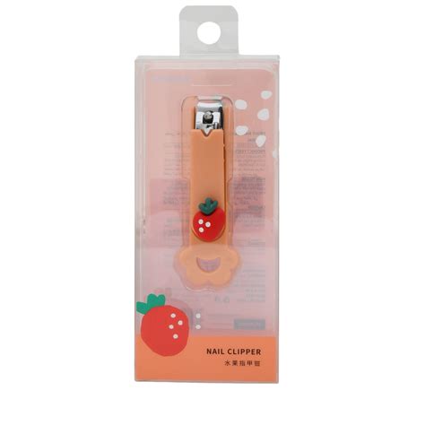 Strawberry Fruit Nail Clipper - Orange Colour – Mumuso