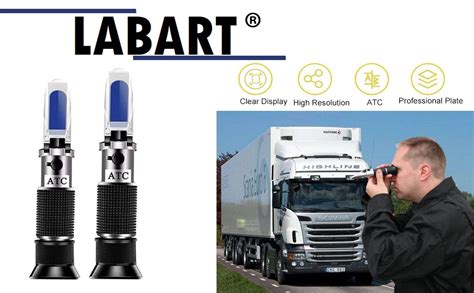 Labart Original 5 in1 Car Urea DEF Exhaust Fluids Refractometer ATC ...