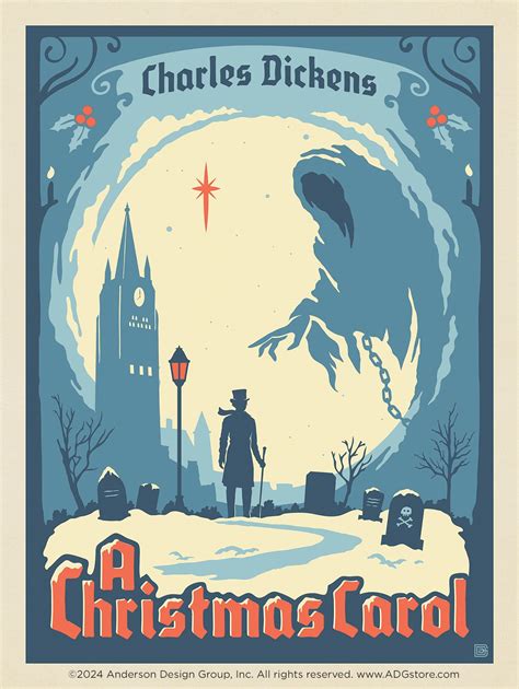 A Christmas Carol: Charles Dickens | Vintage poster design, Mickeys ...