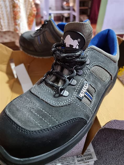 Coffer Safety 82-351 Hi-Ankle Safety Shoe, Leather Upper, Heat, Oil ...