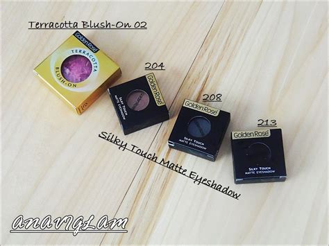 Golden Rose – Terracotta Blush On 02 & Silky Touch Matte Eyeshadow ...