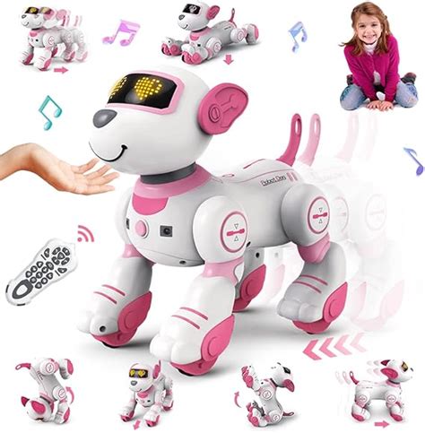 Amazon.com: VATOS Remote Control Robot Dog Toy for Kids - Interactive ...